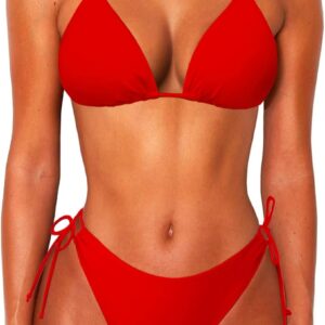 Piece Bikini Sets for Women Tummy Control Swimsuits Bikini Tops Full Coverage Bottoms Bathing Suit