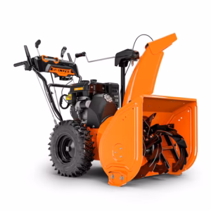ariens deluxe 24 in two stage 252 cc self propelled gas snow blower