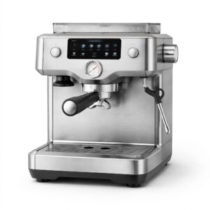 semi automatic espresso machine with digital controls