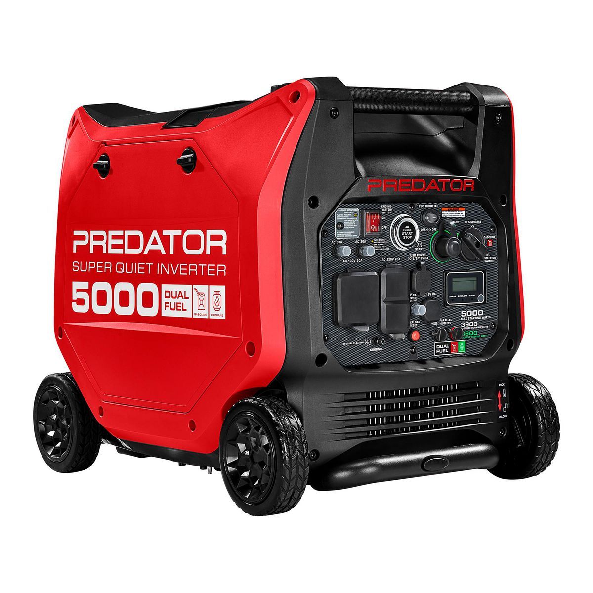 predator 5000 watt dual fuel super quiet inverter generator with remote start and co secure technology predator 5000 watt dual fuel super quiet inverter generator with remote start and co secure technology
