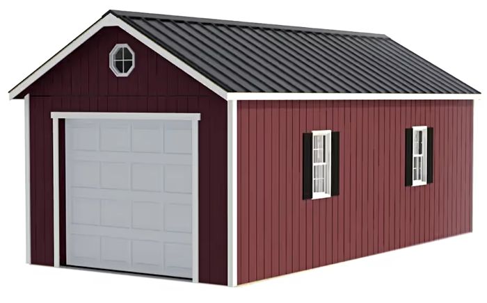 tailored titan 12×20 signature classic pre cut wood garage kit tailored titan 12×20 signature classic pre cut wood garage kit