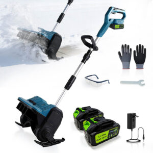 2 inches itoolmax cordless snow shovel with 2 batteries