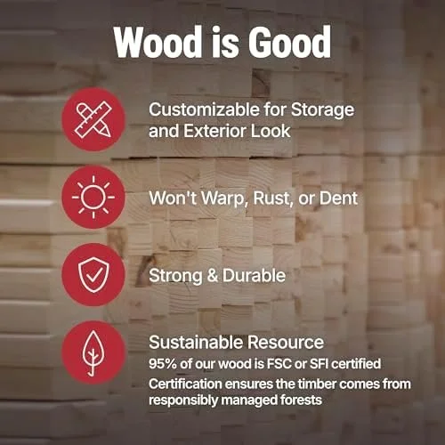 handy home products windemere 10×12 do it yourself wooden storage shed with floor, beige handy home products windemere 10×12 do it yourself wooden storage shed with floor, beige