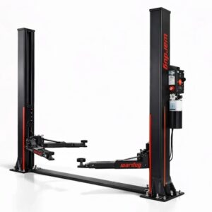 two post base plate vehicle lift