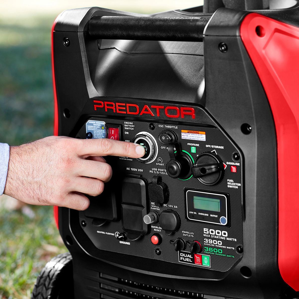 predator 5000 watt dual fuel super quiet inverter generator with remote start and co secure technology predator 5000 watt dual fuel super quiet inverter generator with remote start and co secure technology