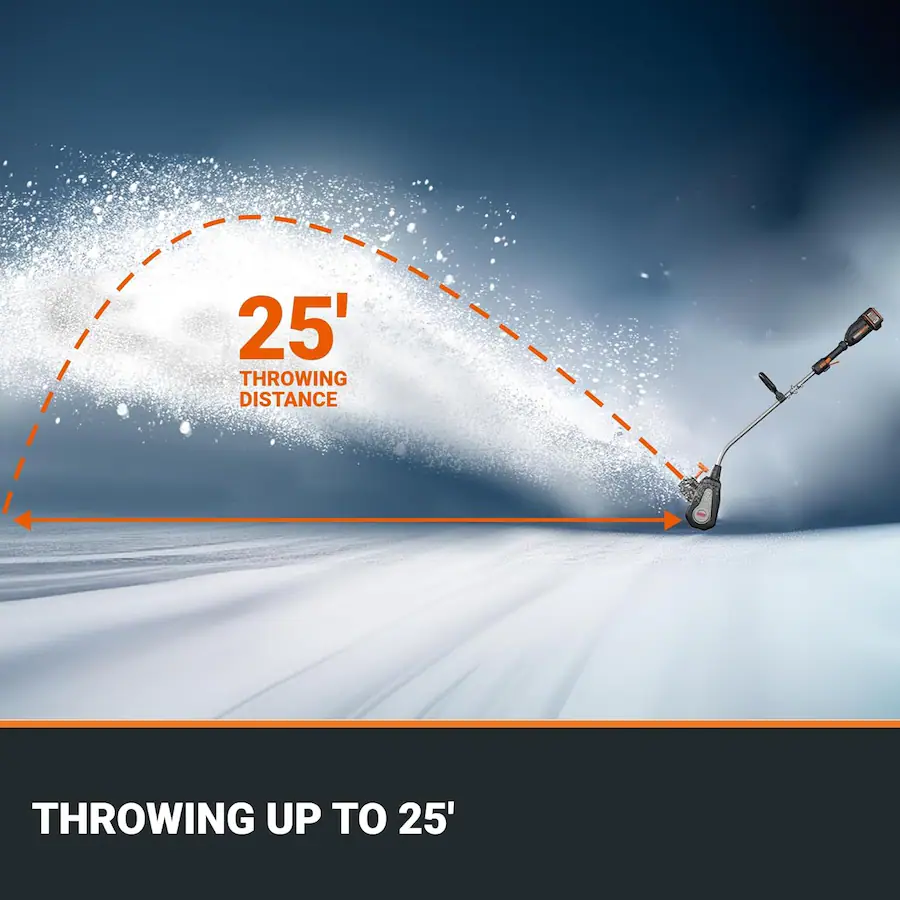 worx nitro 40v cordless snow thrower, 12 inch electric snow shovel with dual 4.0ah batteries & charger (black) worx nitro 40v cordless snow thrower, 12 inch electric snow shovel with dual 4.0ah batteries & charger (black)