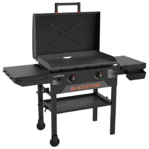 blackstone 28 inch dual side shelve propane griddle with omnivore technology