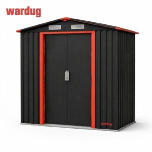 small metal storage shed (outdoor garden shed)