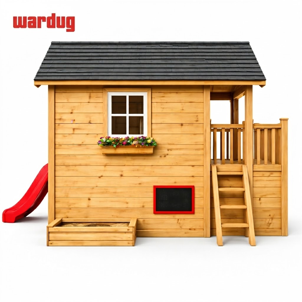 multi feature elevated wooden playhouse multi feature elevated wooden playhouse